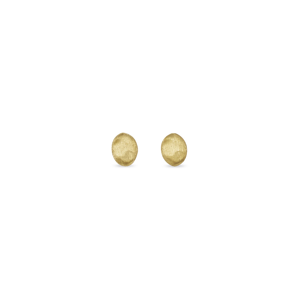 Marco Bicego 18K Yellow Gold Siviglia Collection Hand Engraved Earrings